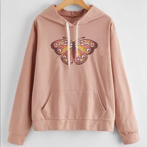 SHEIN Butterfly Hoodie